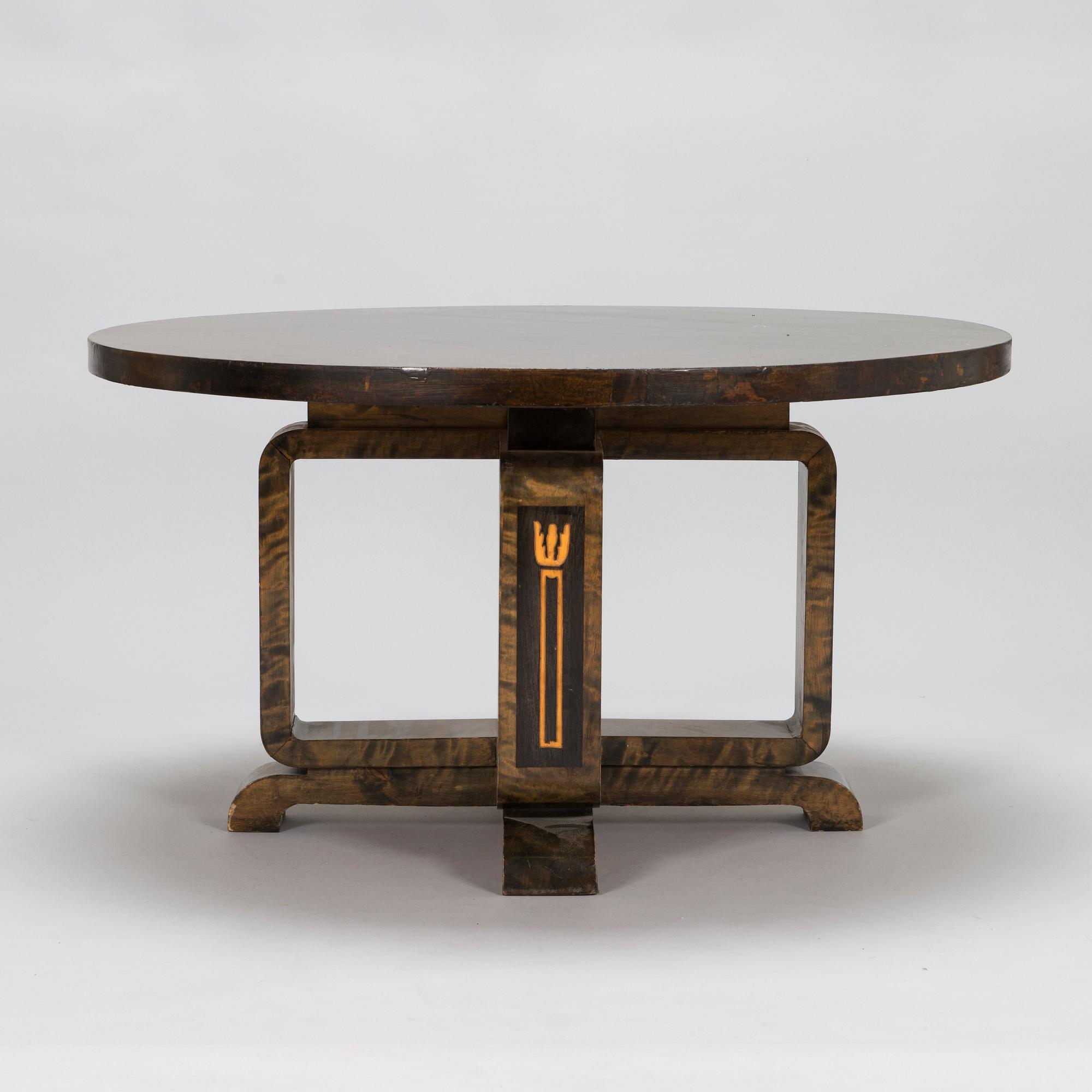 Birger Hahl, soffbord, beställningsarbete 1942.