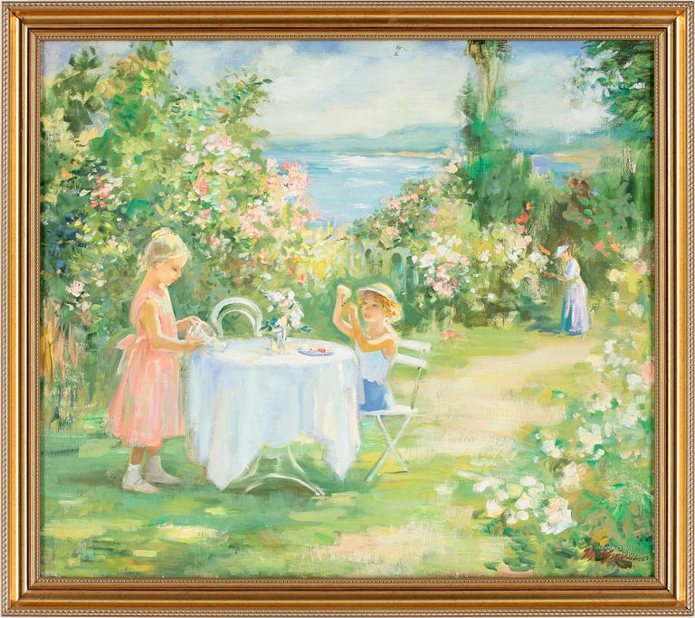 TATIANA UTKINA, olja på duk, sign och dat á tergo 1999.