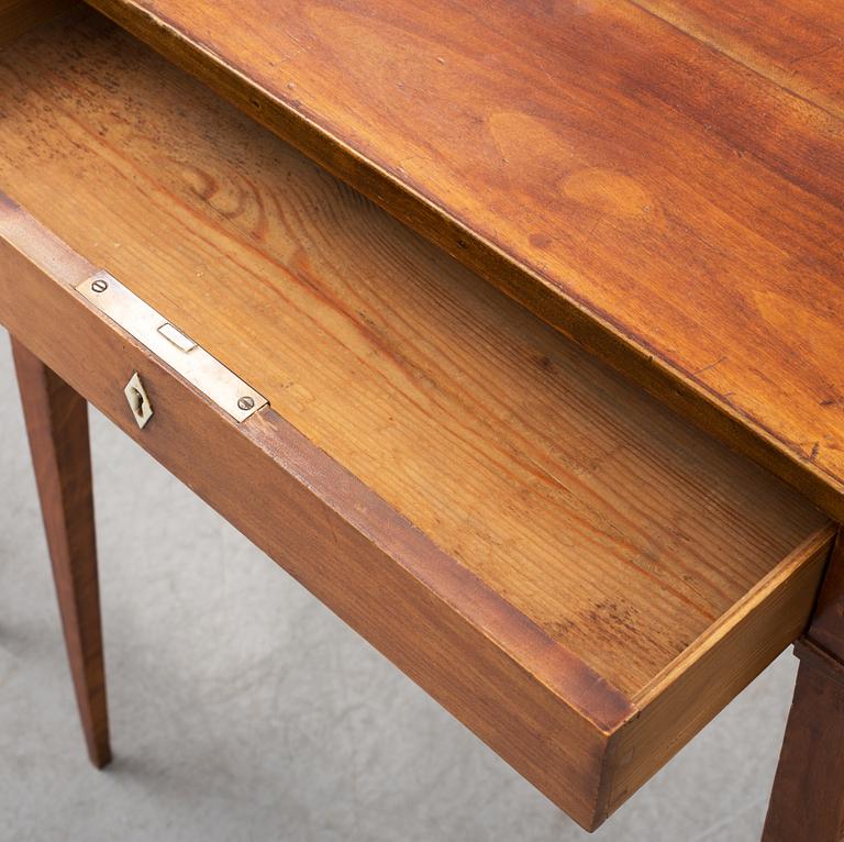 A pair of Swedish Empire tables. First half of the 19th century.