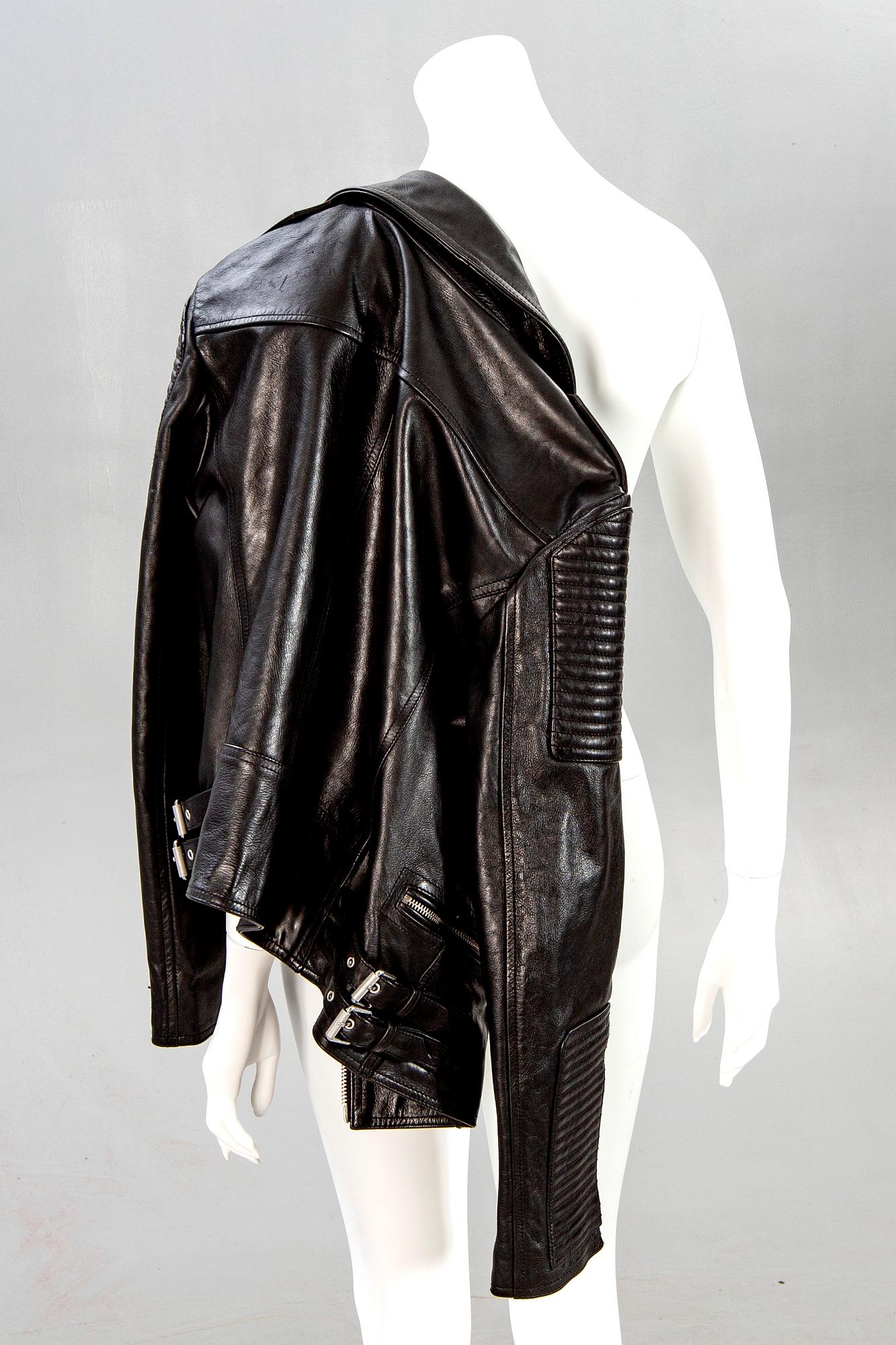 Burberry, leather jacket, Burberry Brit, size 38.