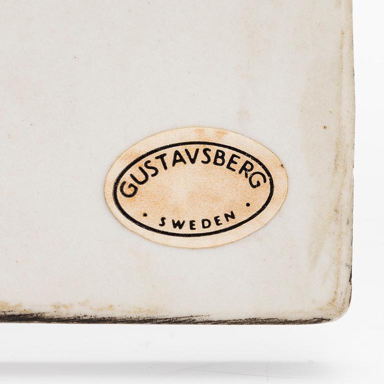 Lisa Larson, väggplaketter, 2 st, Gustavsberg.