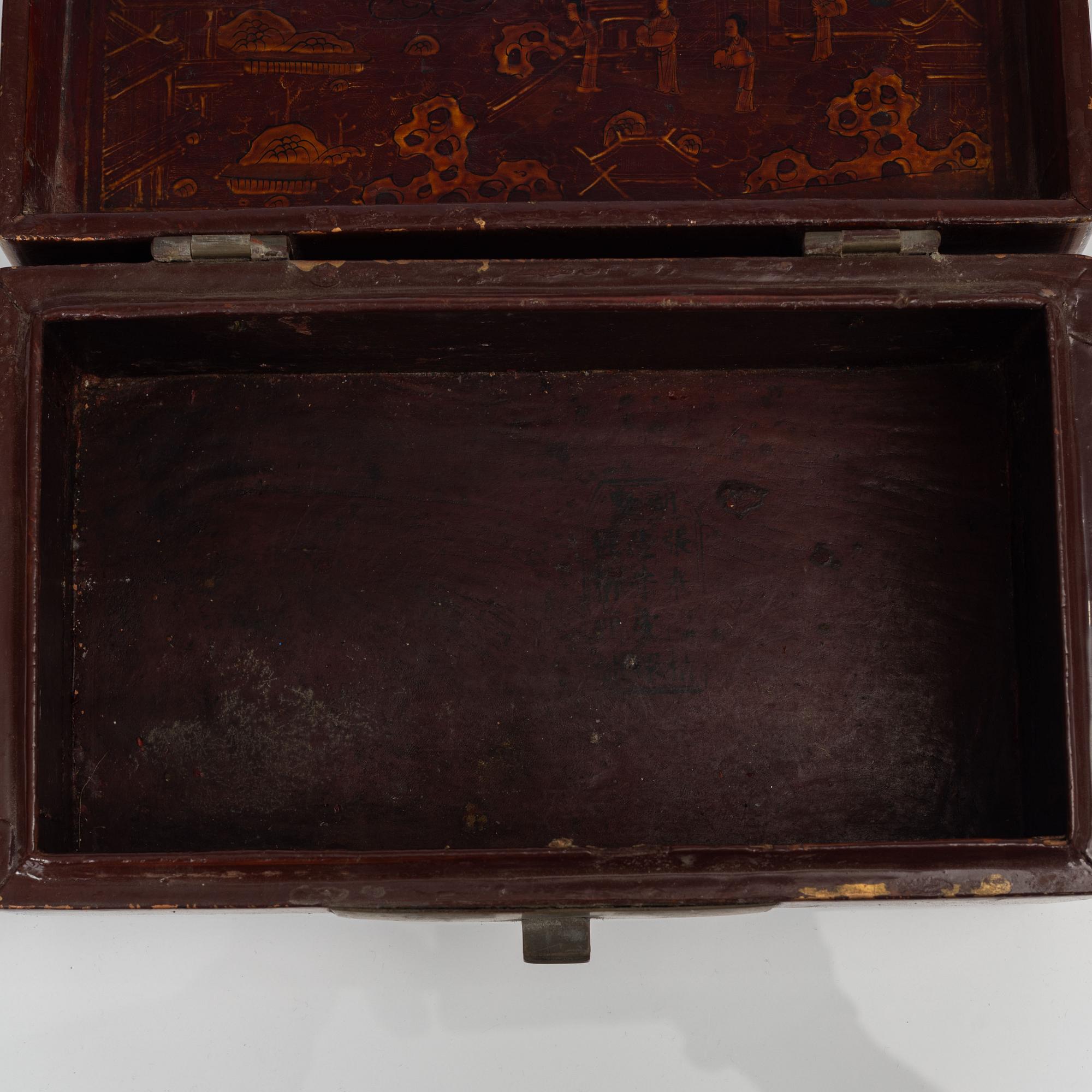 A Chinese box, early 1900.