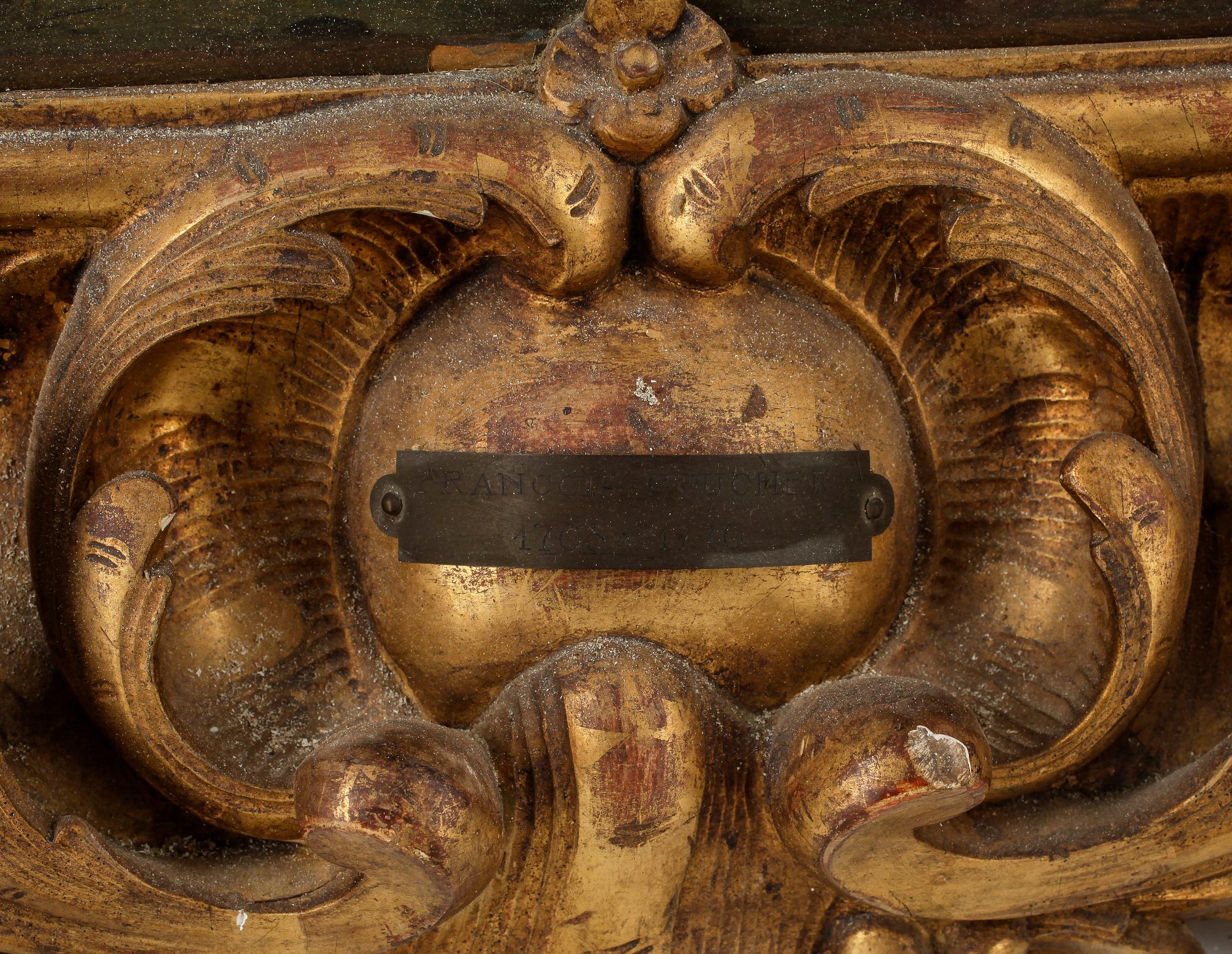 FRANCOIS BOUCHER, kopia efter, olja på duk, 1800-tal.