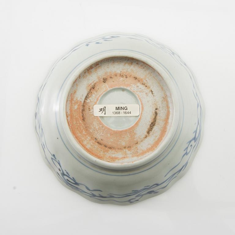 Bowl China late Ming (1368-1644) porcelain.