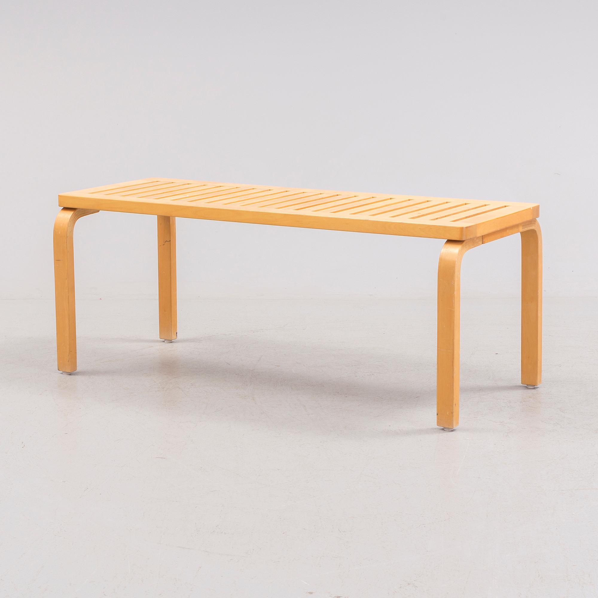 Bench model 153A for Artek, late 20th century. Model designed in 1945.
