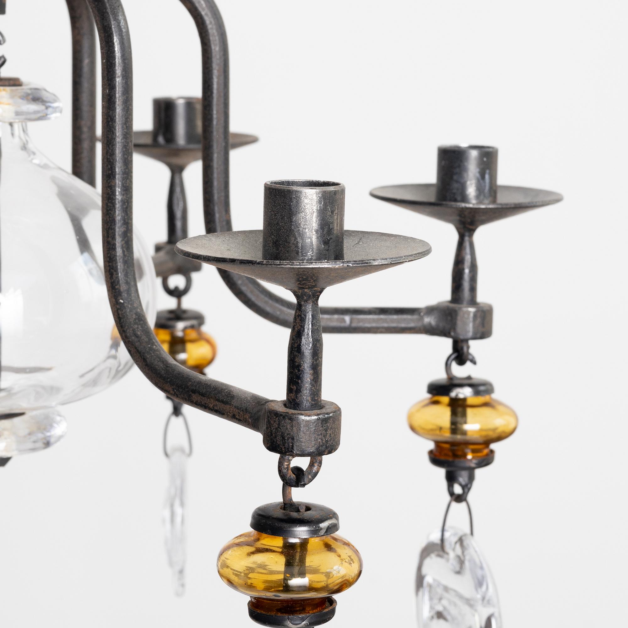 Erik Höglund, ljuskrona, Boda Smide.