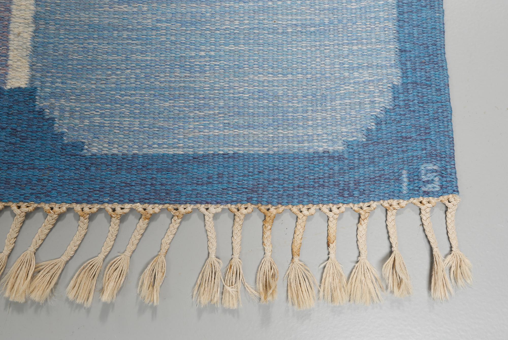 MATTA, rölakan, Ingegerd Silow, monogramsignerad, 1900-talets andra hälft, ca 167 x 232 cm.