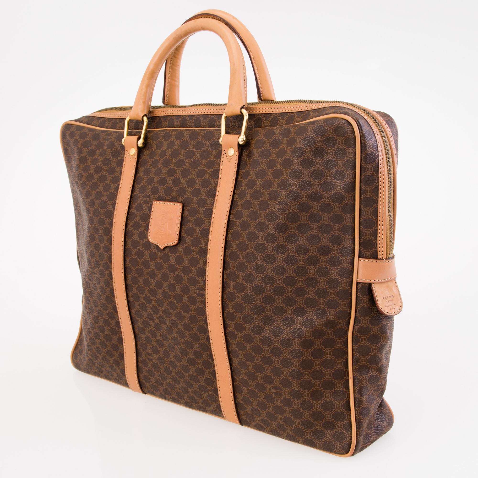 CELINE Vintage Macadam Briefcase. Bukowskis