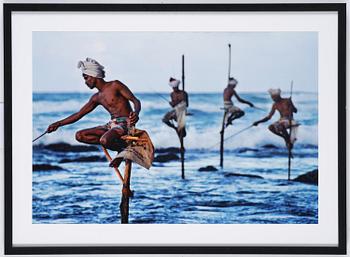Steve McCurry, "Stilt Fisherman, Sri Lanka, 1995".