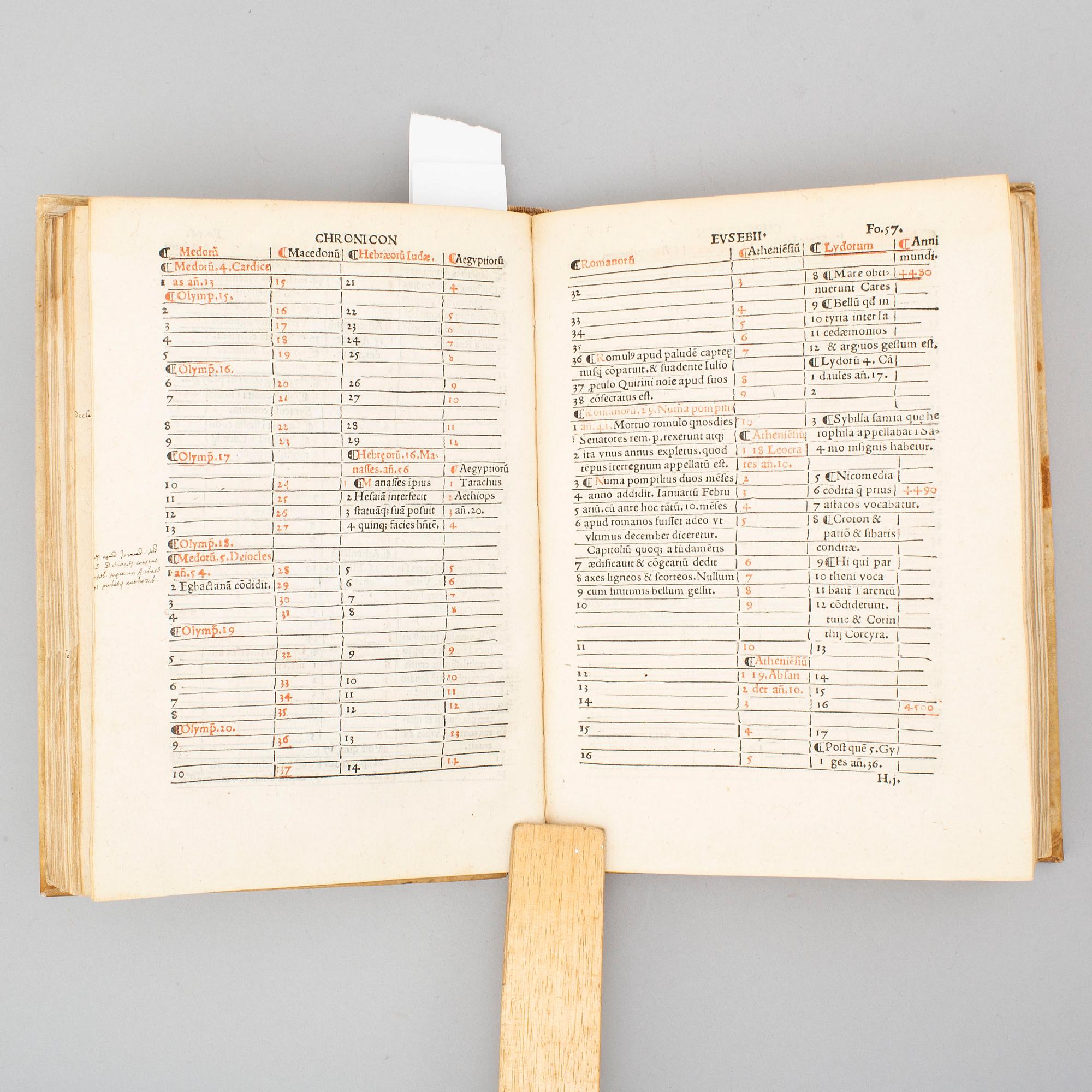 BOOK, Gutenberg’s invention of printing recorded in 1518.