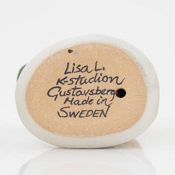 Lisa Larson, four stoneware Lucia figurines, K-studion, Gustavsberg.