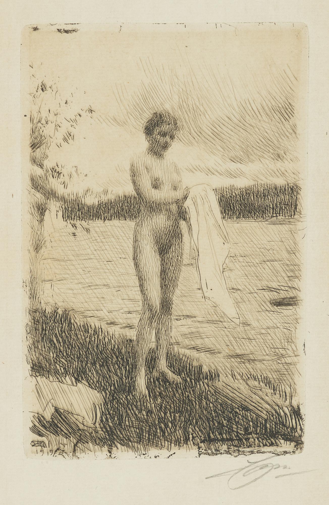 Anders Zorn, "Dalälven".
