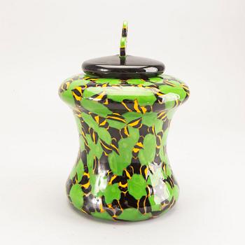 Davide Salvadore, a signed glass urn Österlens glashytta 2016.