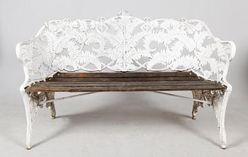 PARKSOFFA, gjutjärn, 1900-talets första hälft.
