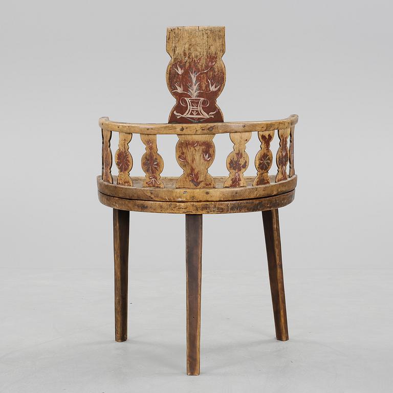 STOL/BORD, allmoge, daterad 1834.