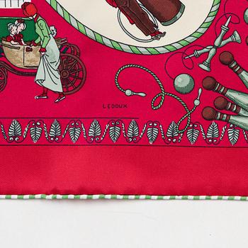 Hermès, a 'Promenades de Paris' twill silk scarf.