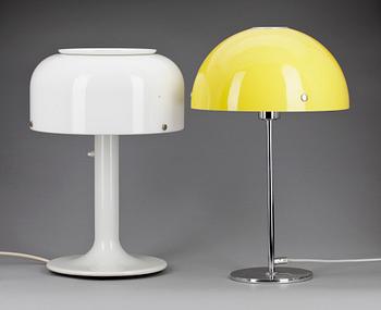 BORDSLAMPOR, 2st, bl.a. "Knubbling", Anders Pehrsson, Ateljé Lyktan, 1960/70-tal.