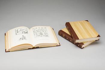 BÖCKER, 3 vol. "Episoder og Hændelser" av Robert Storm Petersen, Carit Andersen Forlag København 1956.