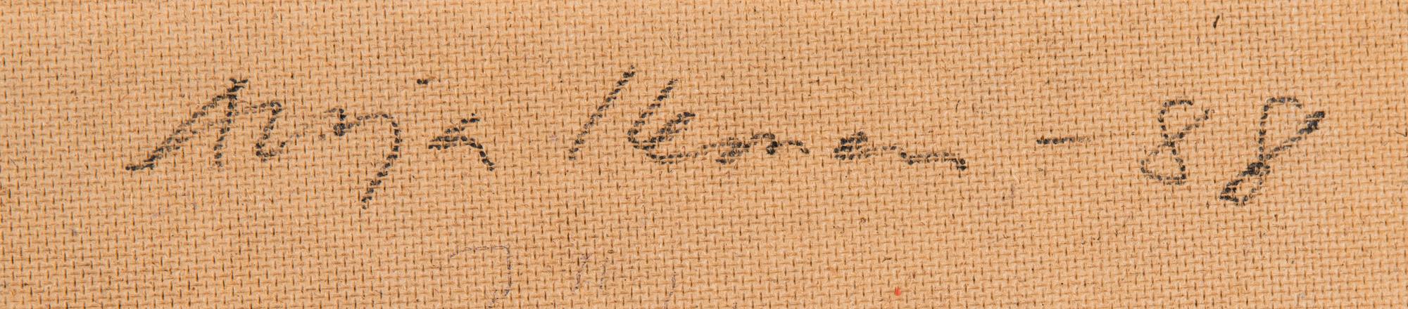 ANJA IKONEN, blandteknik, signerad och daterad -88.