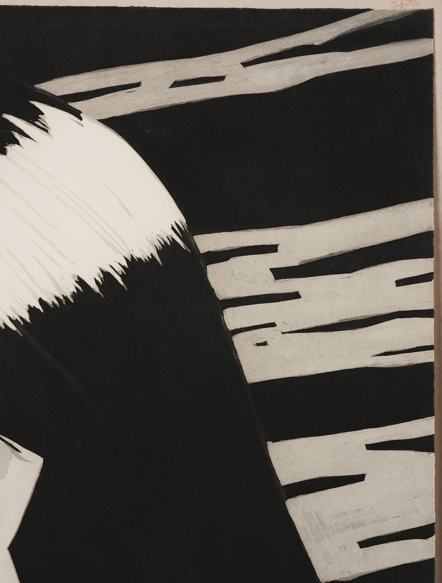 Alex Katz, "The swimmer".