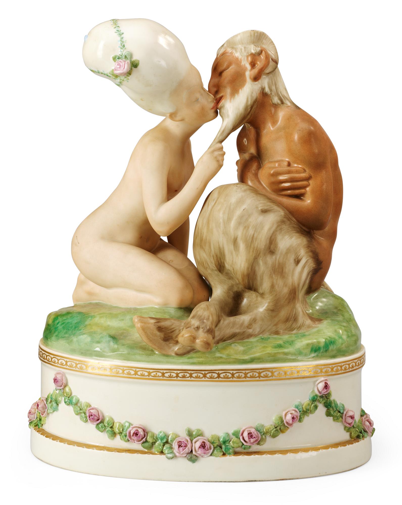 A Gerhard Henning porcelain figure by Royal Copenhagen, Denmark 1920.