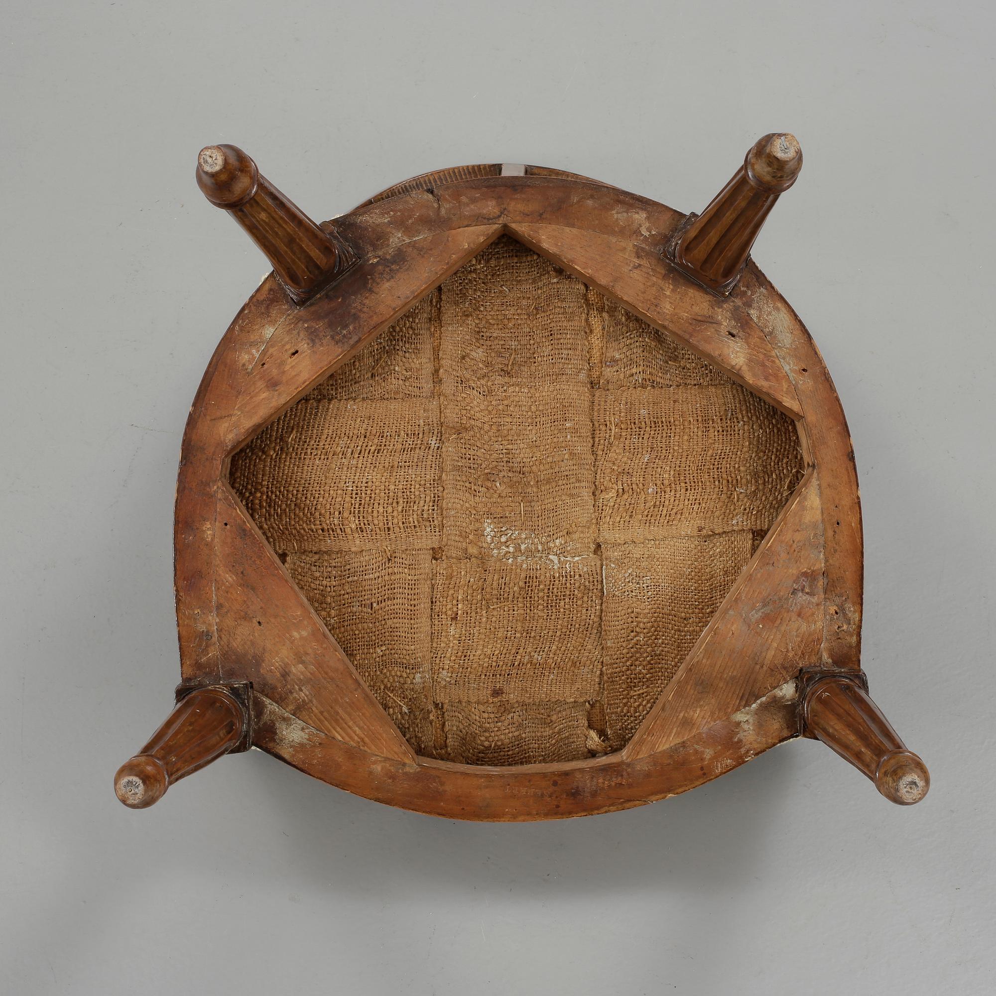 STOLAR, ett par, gustavianska, 1700-talets slut.