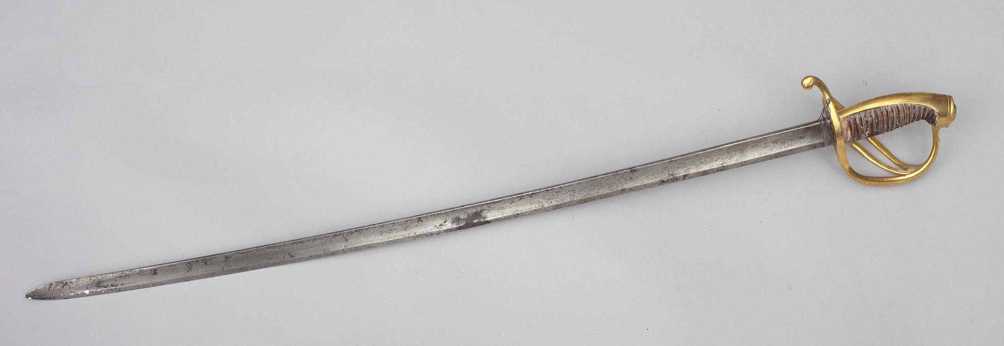OFFICERSSABEL, 1800-tal.