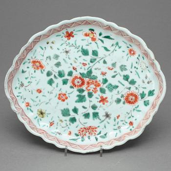 FAT, porslin, Qingdynastin Kangxi (1662-1722).