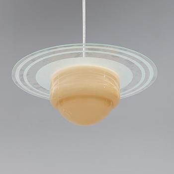 TAKLAMPA, 1900-talets mitt. Höjd ca 65 cm.