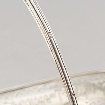 Hester Bateman, konfektkorg, silver, London 1789.