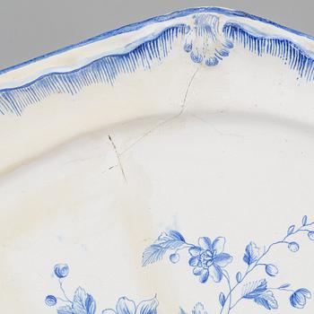 A Swedish Marieberg faience dish, 18th Century.