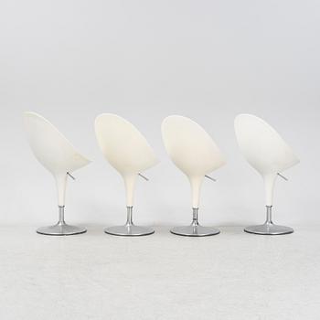 Stefano Giovannoni, a set of four 'Bombo chair', bar chairs, Magis, Italy.