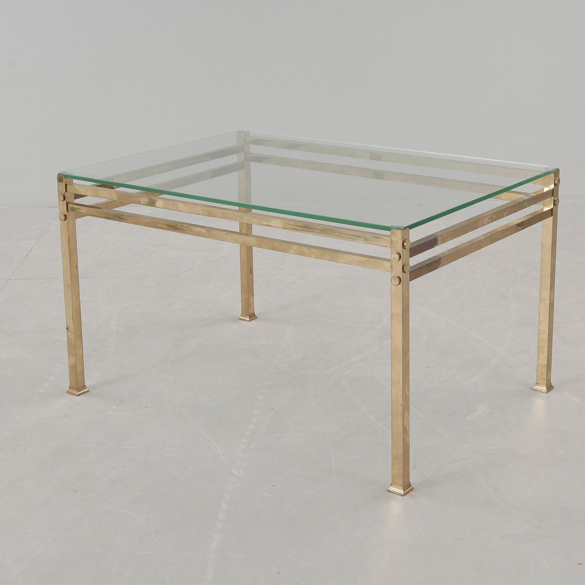 SOFFBORD, glas, 1970-tal.