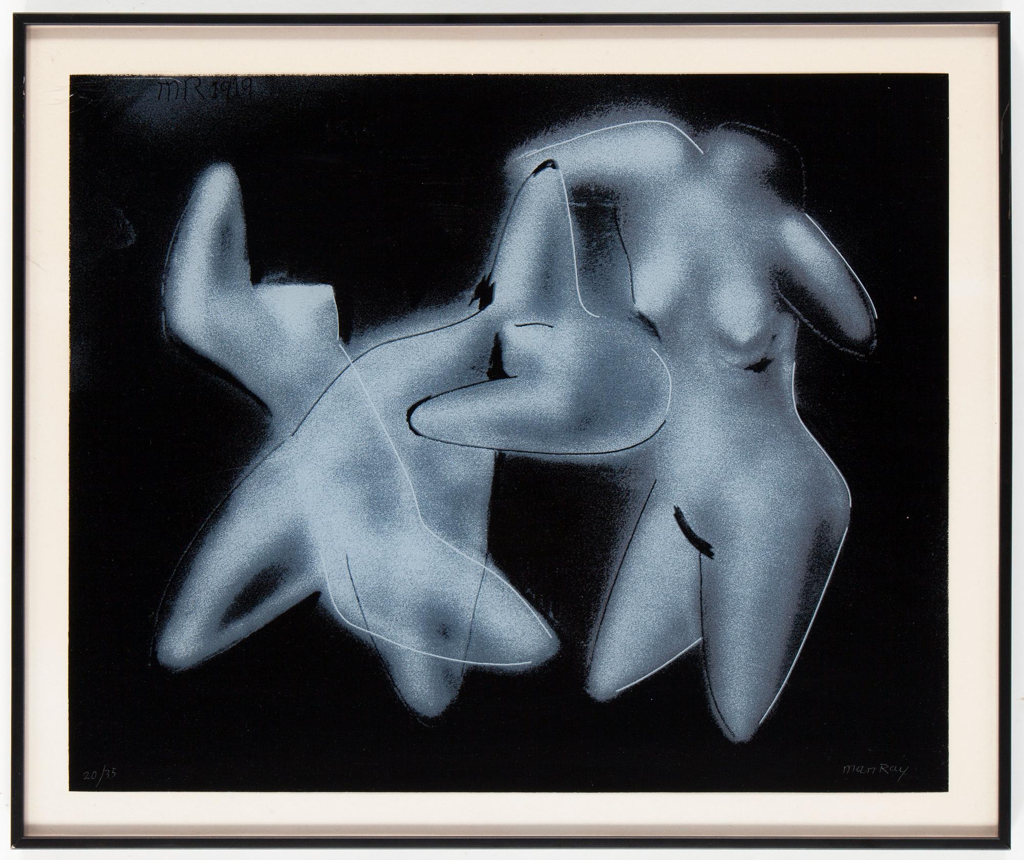 MAN RAY, serigrafi och plexiglas, 1971, inristad signatur, numrerad 20/35.