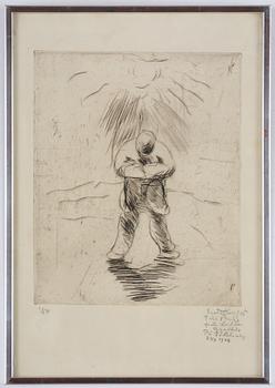 Evert Lundquist, "Man i sol".