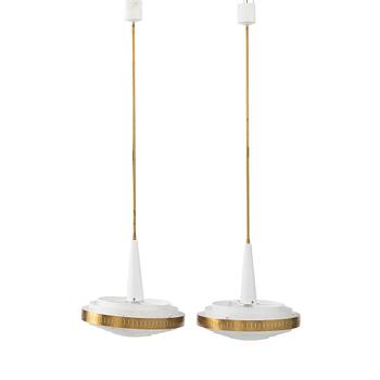 Ceiling lamps, 2 pcs, 1950s/60s.