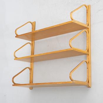 Alvar Aalto, wall shelf, model 112B-3, second half of the 20th Century.