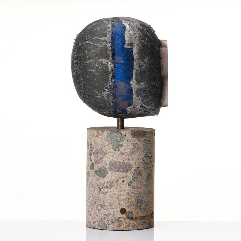 Bertil Vallien, a unique sand cast glass sculpture, Kosta Boda, Sweden.