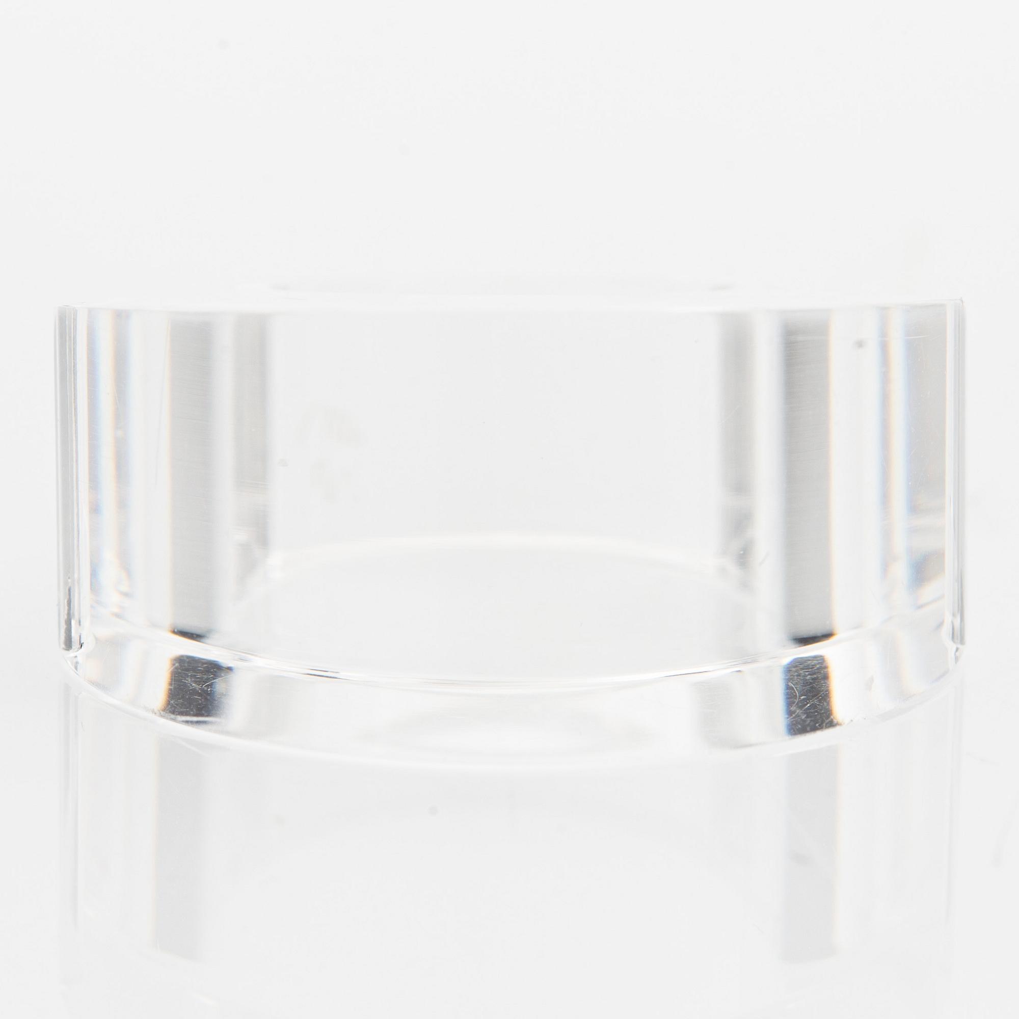 Siv Lagerström, three rings, acrylic plastic, 1970s.