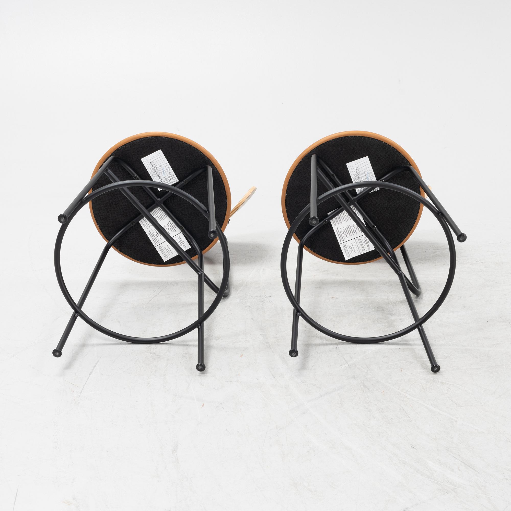 A pair of 'Afterroom Counter Chair' barchairs from Menu.
