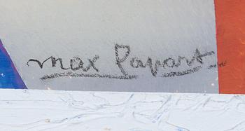 Max Papart, sekatekniikka, signeerattu.