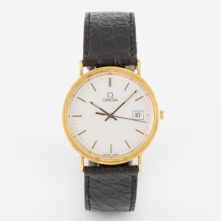 Omega, 18K guld, Seamaster, Jubilee, armbandsur, 32,5 mm.