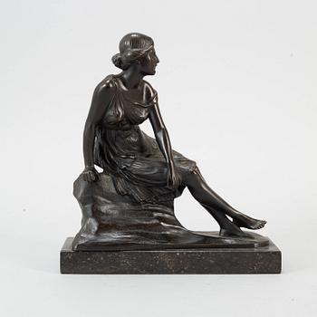 WALTER SCHULZE-THEWI, sculpture, bronze, signed.