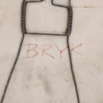 Rut Bryk, A ceramic relief, signed BRYK 2.