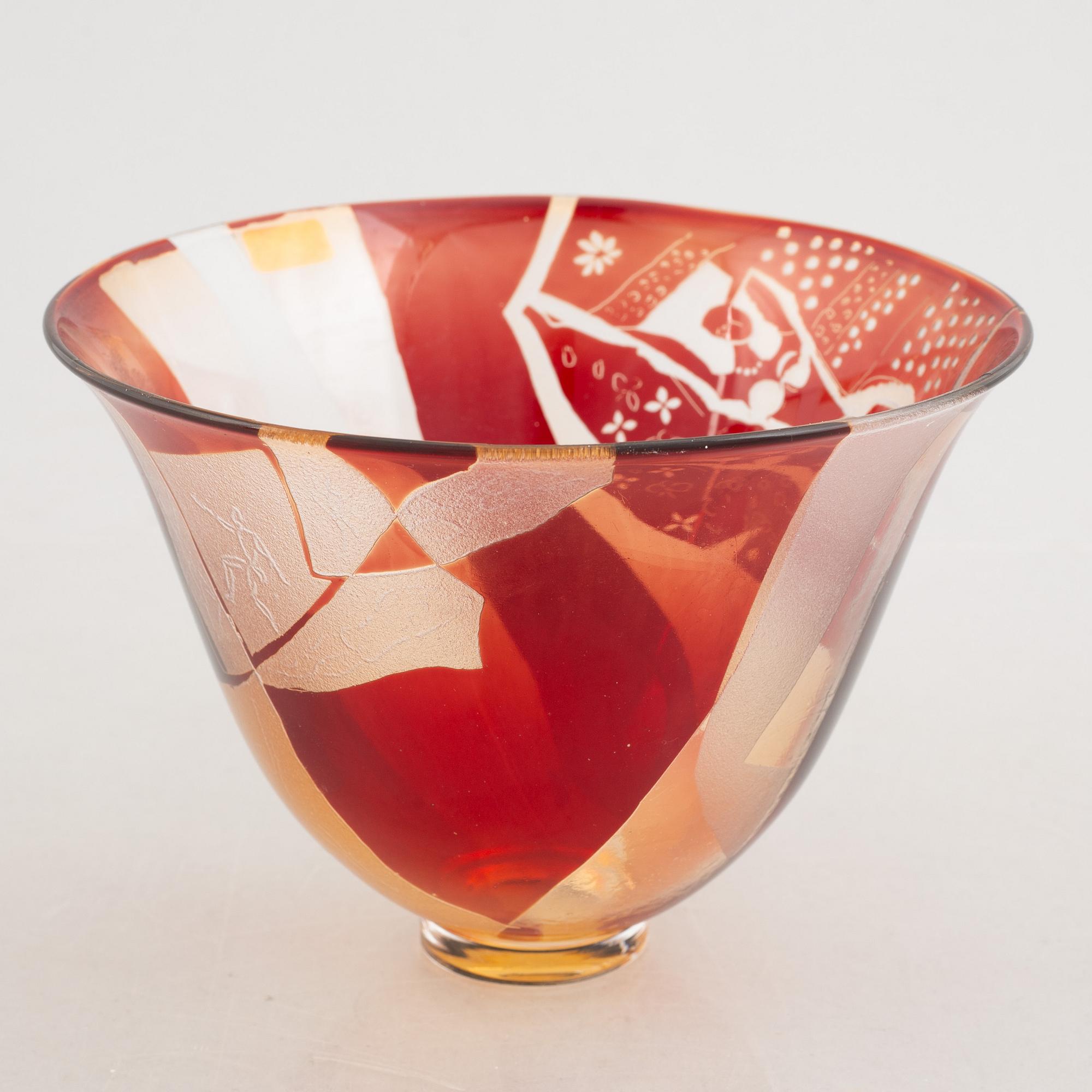 Klas Tinbäck, a bowl, Kosta.