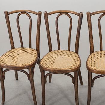 A set of five Baumann Jugend chairs eraly 1900's.