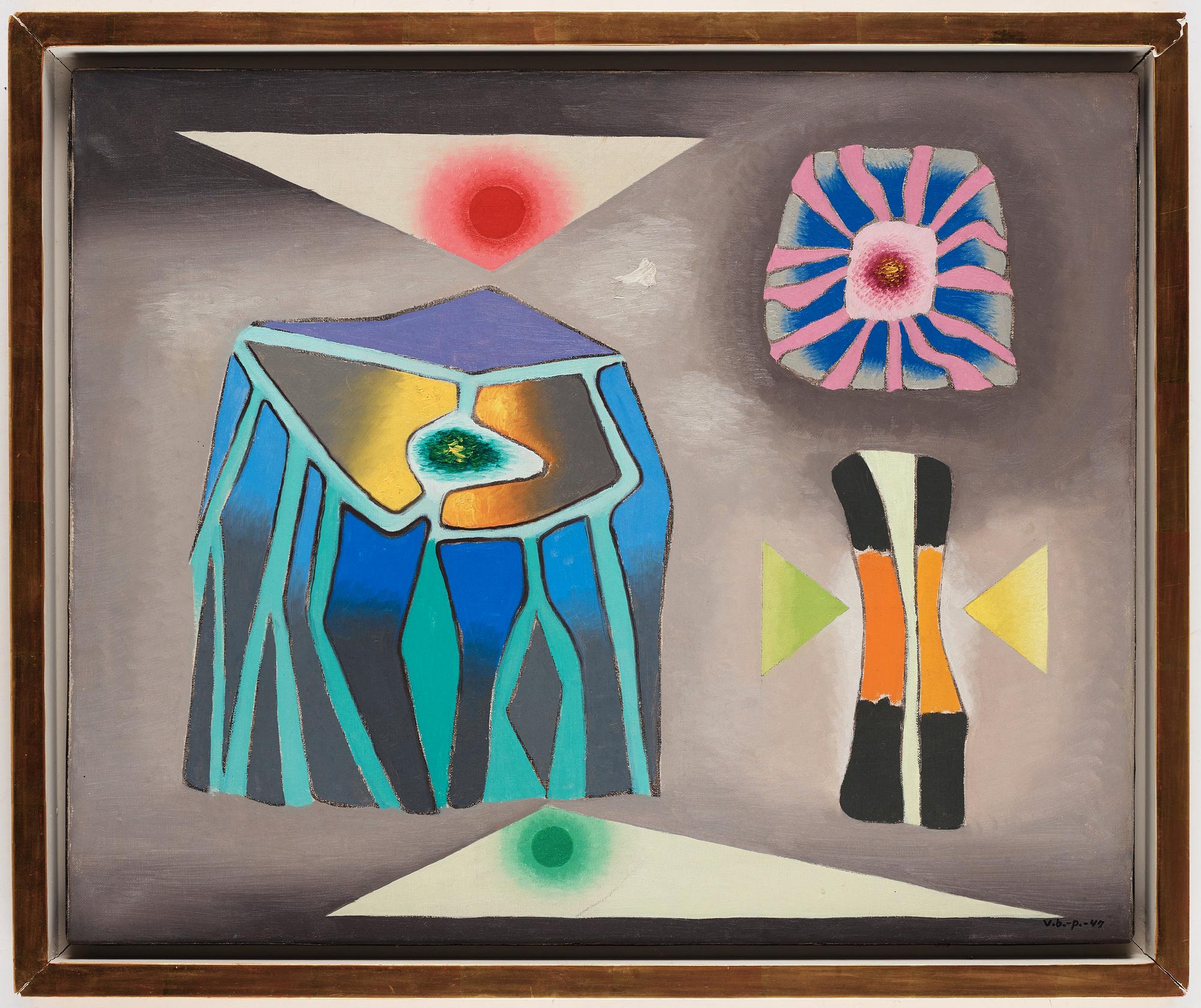Vilhelm Bjerke-Petersen, Surrealistisk komposition.
