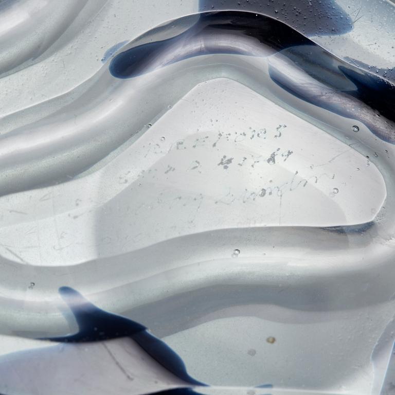 INGEBORG LUNDIN, skål, glas, Orrefors.