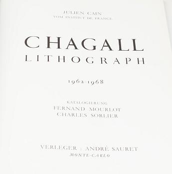 BÖCKER, "Chagall Lithographe II, 1957-62" & "Chagall Lithographie III, 1962-1963". 12 + 2  litografier.
