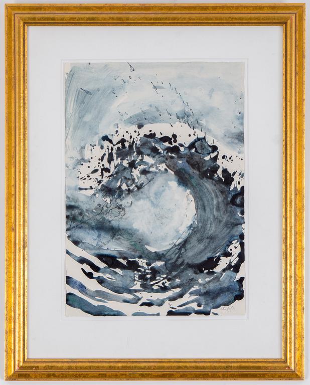 PETER DAHL, signed Peter Dahl. Watercolour on paper 42 x 29.5 cm.